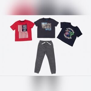 Boys’ Clothing Bundle – Size 5/5T (Adidas, OshKosh, Marvel, Cat & Jack)